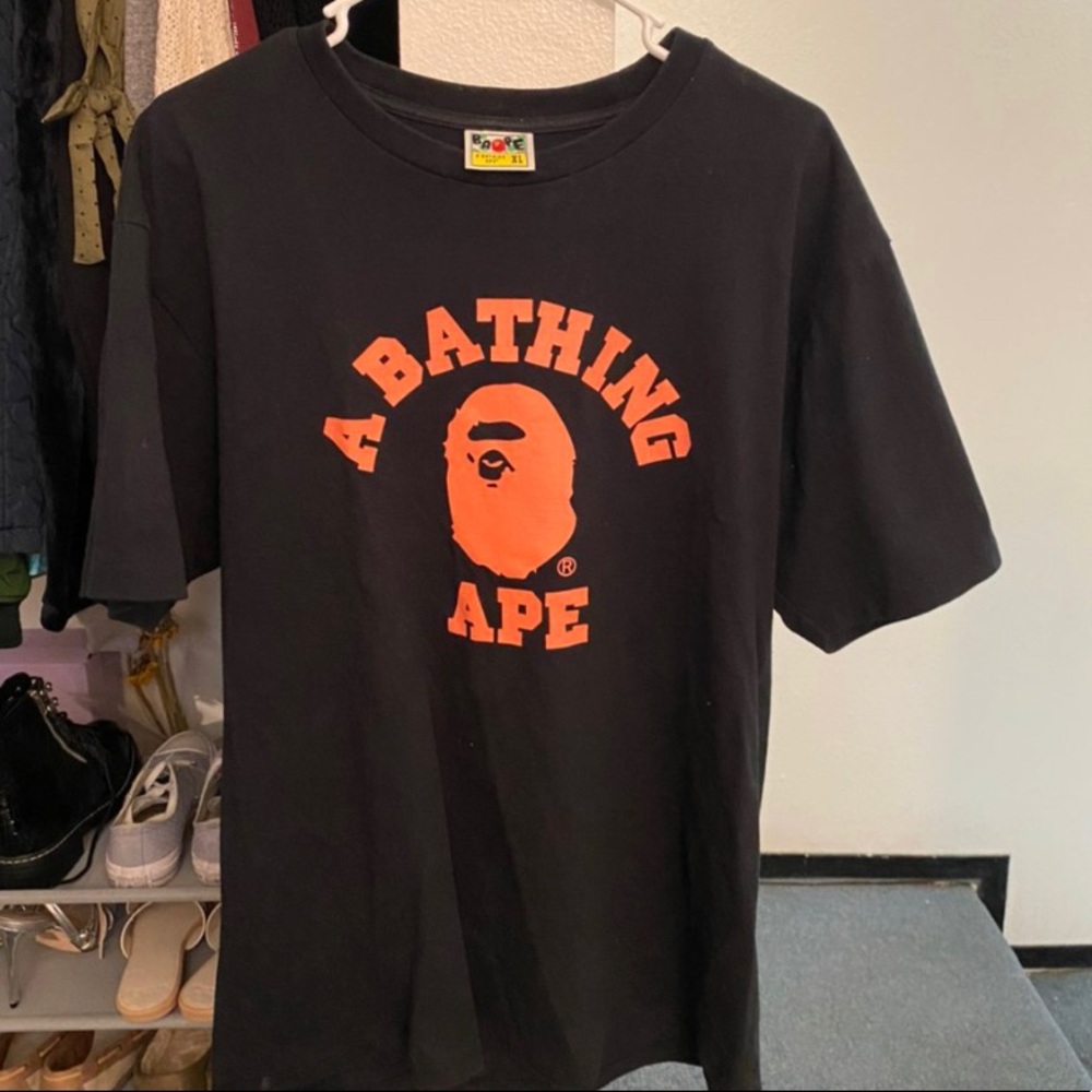 Bape orange t-shirt